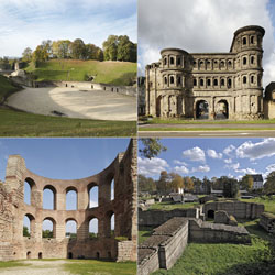 Amphitheater, Porta Nigra, Kaiserthermen, Barbarathermen