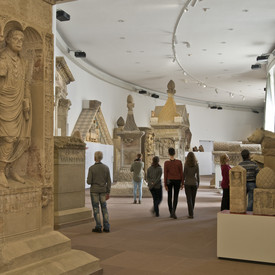 Römische Grabsteine im Rheinisches Landesmuseum Trier
